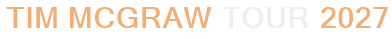 Tim McGraw Tour 2027